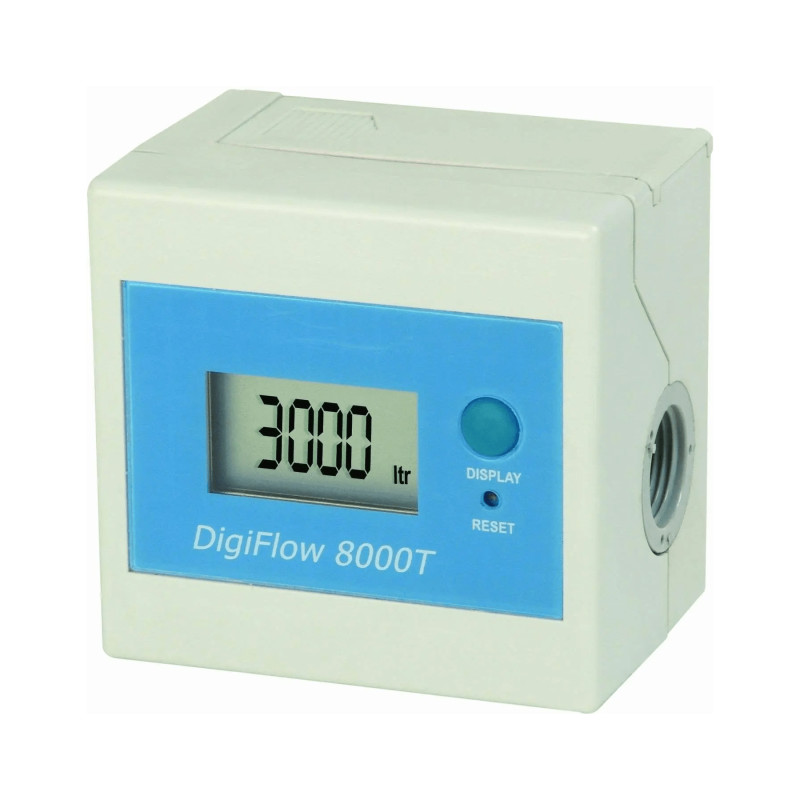 Water Flow Meter and Filter Change DIGIFLOW 8000T Water Meter 3/8″