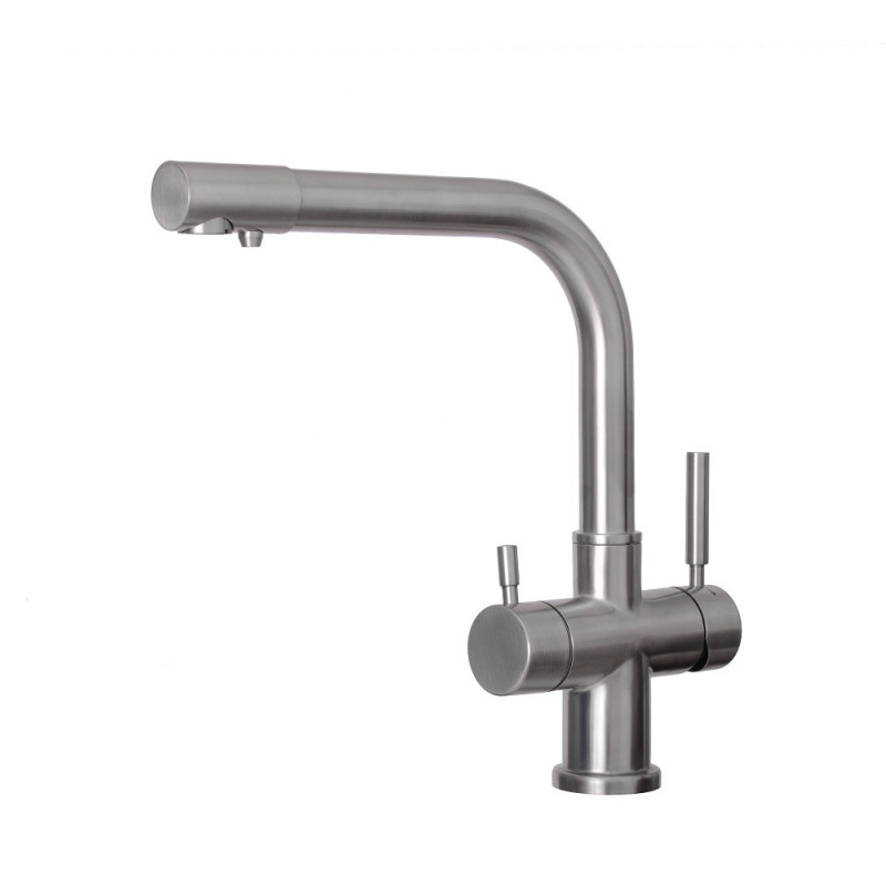 Stainless Steel Three Way Corner Faucet for Water Filter